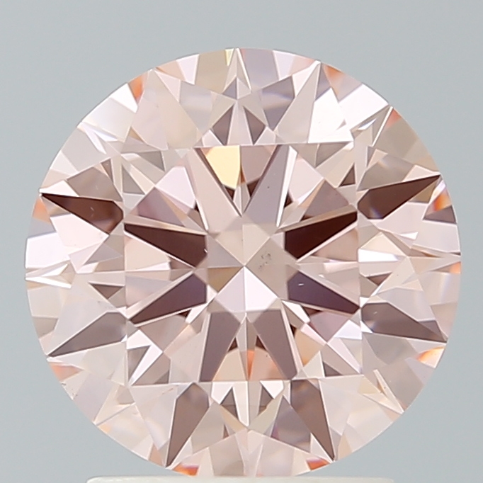 round 2.32 Carat Fancy Intense Pink