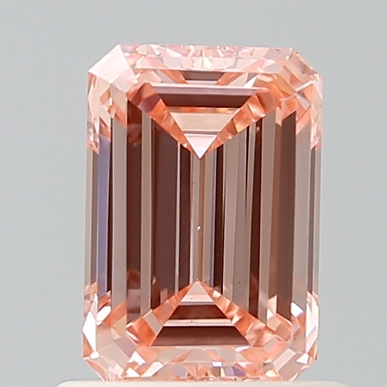emerald 1.01 Carat Fancy Intense Pink