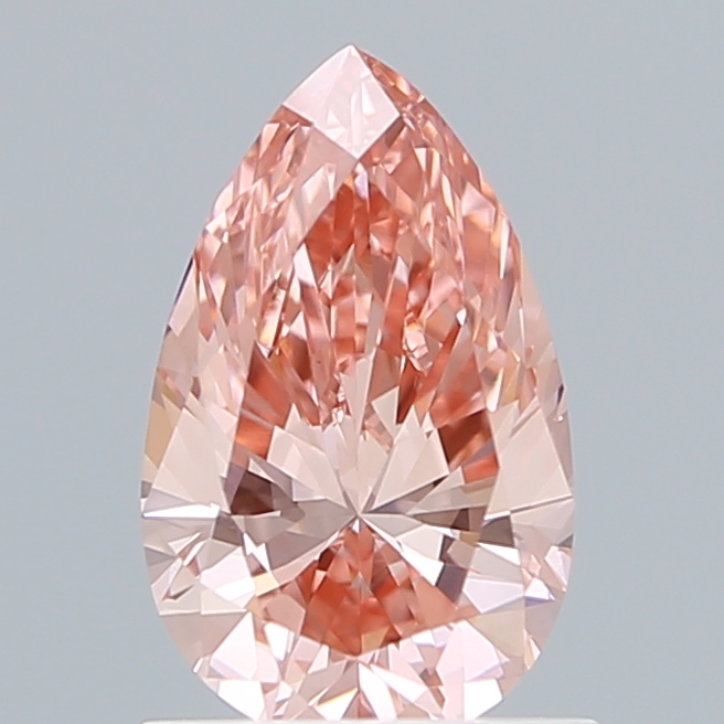 pear 1.01 Carat Fancy Vivid Pink